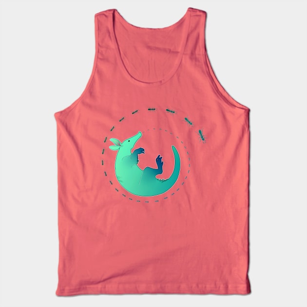 Lunch Spiral: Aardvark Tank Top by TehNessa